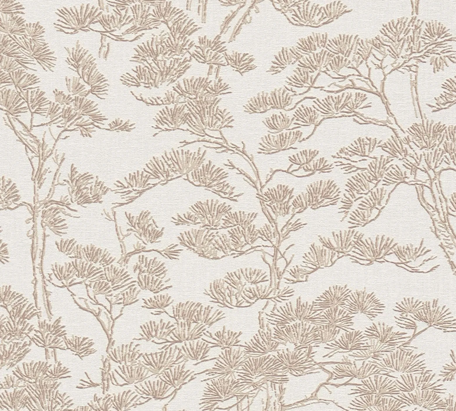 Vliestapete Floral Bäume Abstrakt Creme Beige 79001-2