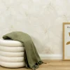 Vliestapete Floral Creme Beige Silber Glitzer 10514-14