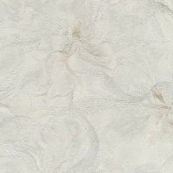 Vliestapete Floral Creme Beige Silber Glitzer 10514-14