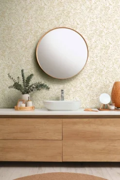 Vliestapete Floral Creme Beige Gold Metallic 39747-3