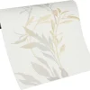 Vliestapete Florale Zweige weiß grau beige 10138-31