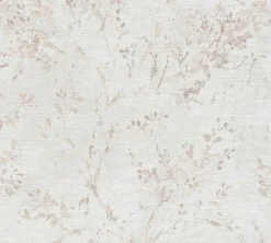 Vliestapete Floral Grau Beige Rose Metallic 39650-3