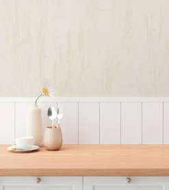 Vliestapete Floral Gräser Beige Grau Creme Metallic 79094-3