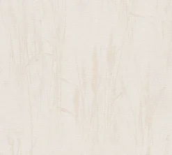 Vliestapete Floral Gräser Beige Grau Creme Metallic 79094-3