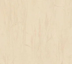 Vliestapete Floral Gräser Gelb Creme Beige Metallic 79094-4
