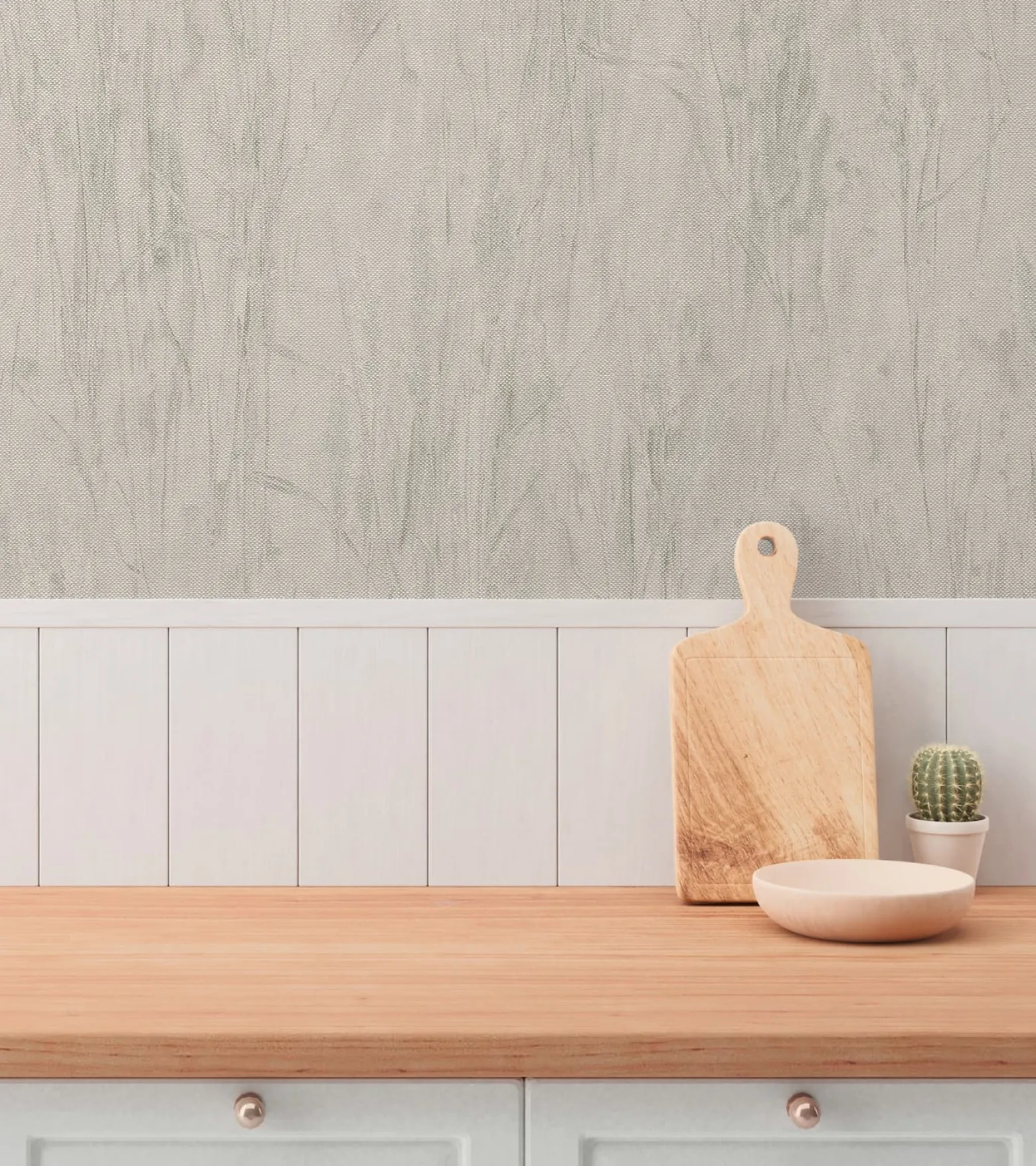 Vliestapete Floral Gräser Grau Beige Silber Metallic 79094-2