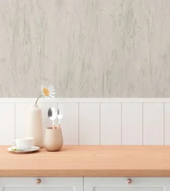Vliestapete Floral Gräser Grau Beige Silber Metallic 79094-2