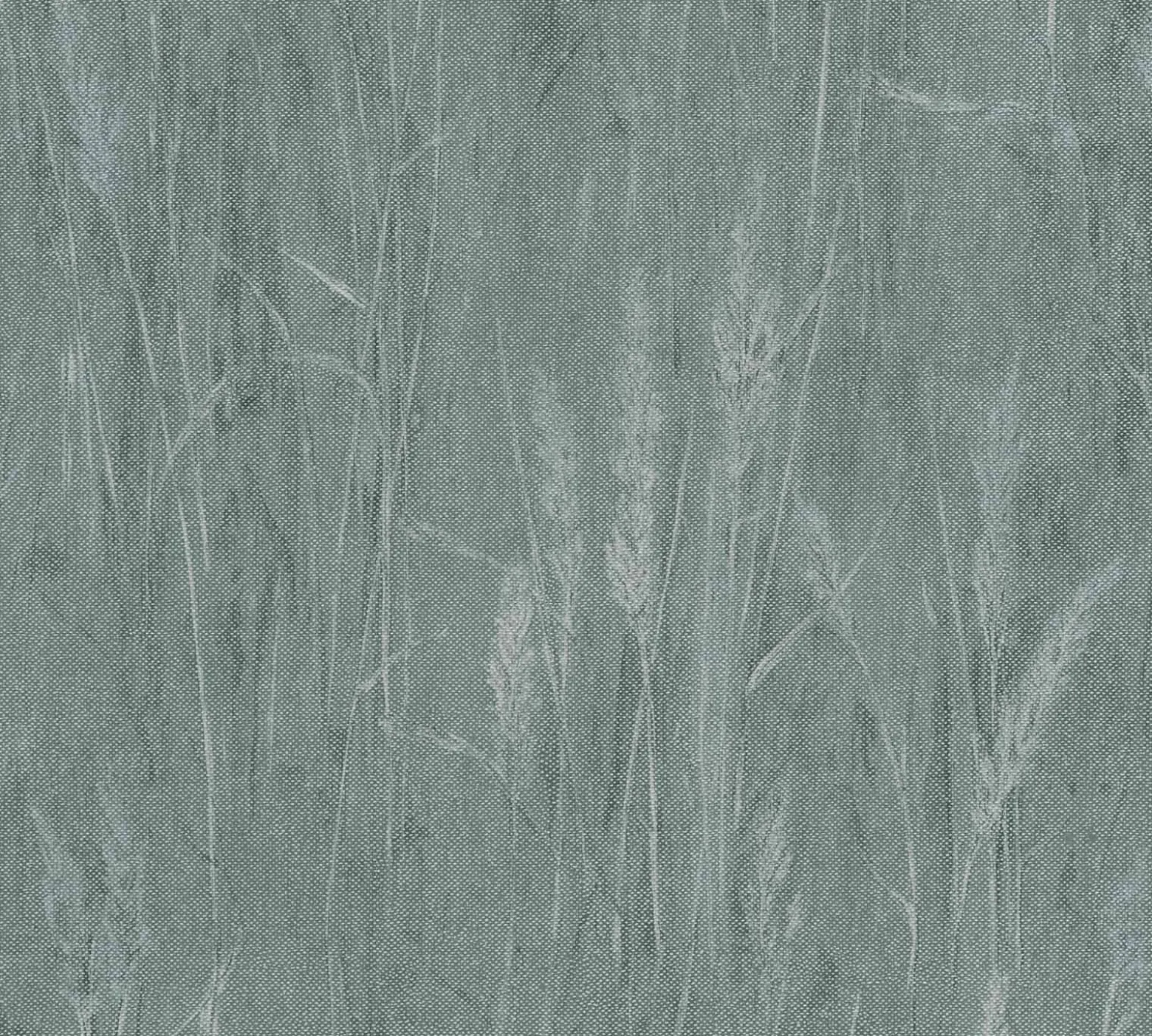 Vliestapete Floral Gräser Grün Blau Silber Metallic 79094-1