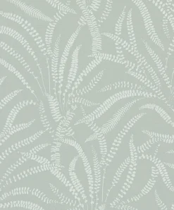 Vliestapete Floral Gräser Skandi Grün Creme 82505