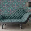 Vliestapete Floral Ornamente Petrol Rosa Blau 39075-4