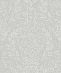 Vliestapete Floral Ornamente Beige Grau Metallic 82512