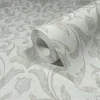 Vliestapete Floral Ornamente Creme Beige Grau 35168