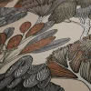 Vliestapete Floral Palmen beige orange 37757-5