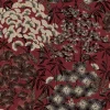 Vliestapete Floral Rot Schwarz Gold Metallic A63003