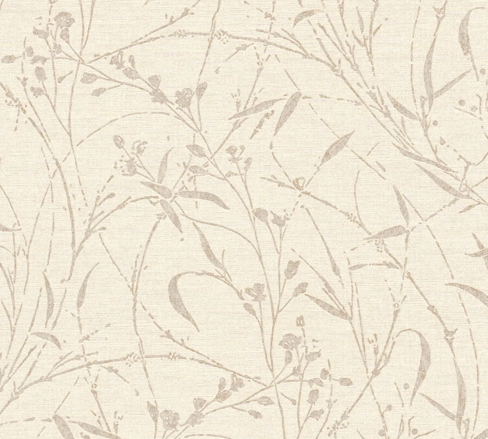 Vliestapete Floral Shabby Beige Creme Metallic 79004-2