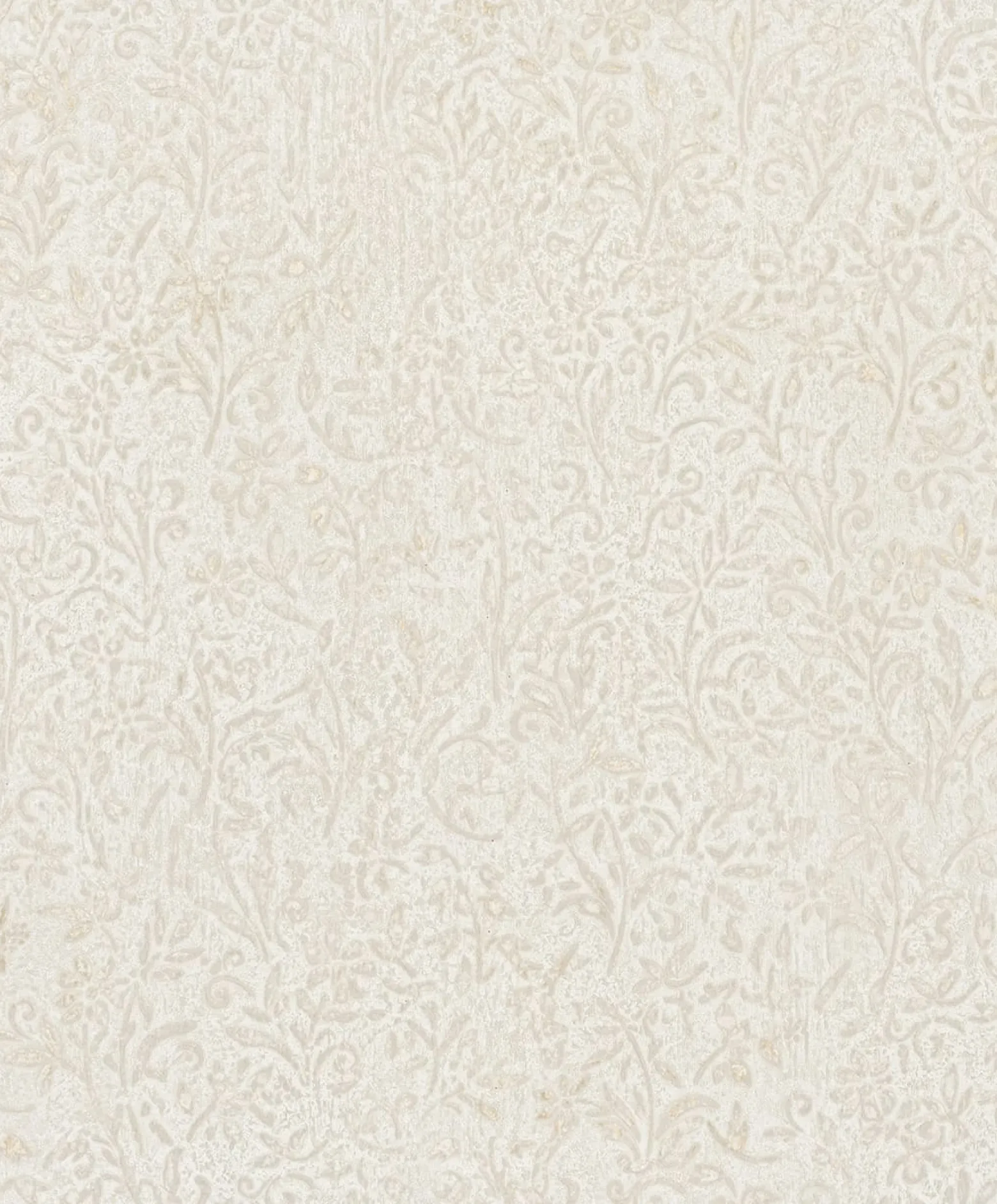 Vliestapete Floral Shabby Blumen Creme Beige 35531