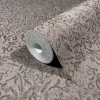Vliestapete Floral Shabby Grau Kupfer Metallic 35534