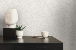 Vliestapete Floral Äste Creme Weiß Glanz 38100-1
