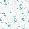 Vliestapete Floral Striche weiß grün Glanz 6749-20