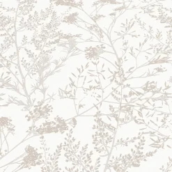 Vliestapete Floral Sträucher creme beige 10251-14