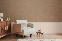 Vliestapete Floral Struktur Meliert Braun Beige 38924-6