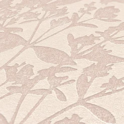 Vliestapete Floral Struktur Meliert Beige Creme 38924-1
