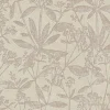 Vliestapete Floral Struktur Meliert Beige Braun 38924-2