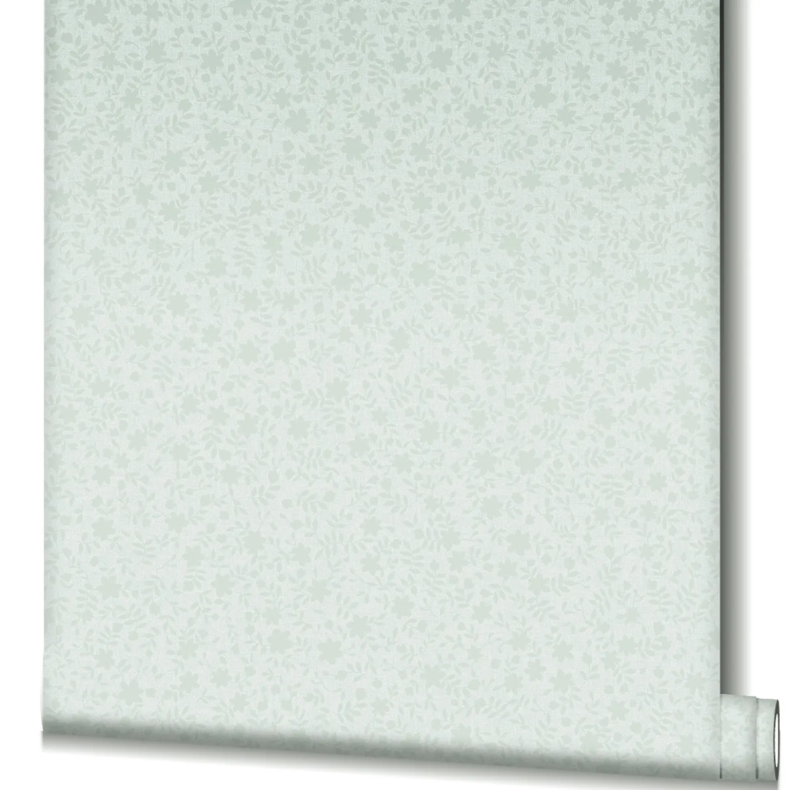 Vliestapete Floral Textiloptik Grün Blau 47645