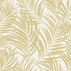 Vliestapete Floral Tropen Creme Gold Metallic MN2010
