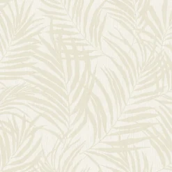 Vliestapete Floral Tropen Creme Perlmutt Metallic MN2001