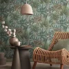 Vliestapete Floral Tropen Exotik Grün Blau 39222-3
