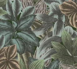 Vliestapete Floral Tropen Exotik Grün Blau 39222-3