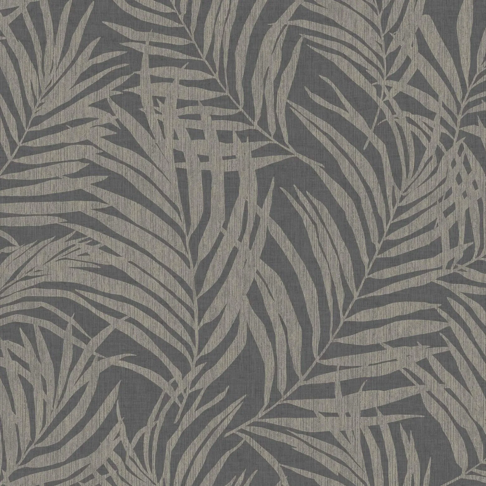 Vliestapete Floral Tropen Grau Silber Metallic MN2013