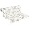 Vliestapete Floral Vögel Blumen Weiß Schwarz 39429-2