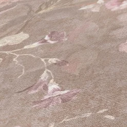 Vliestapete Floral Vintage Braun Weiß 38636-3