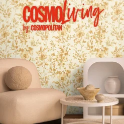 Vliestapete Floral Vintage Creme Gold Metallic 79061-4