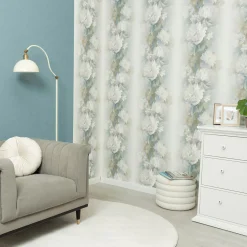Vliestapete Floral Vintage Grau Blau Grün 10513-08