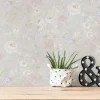 Vliestapete Floral Vintage Grau Weiß 38636-4