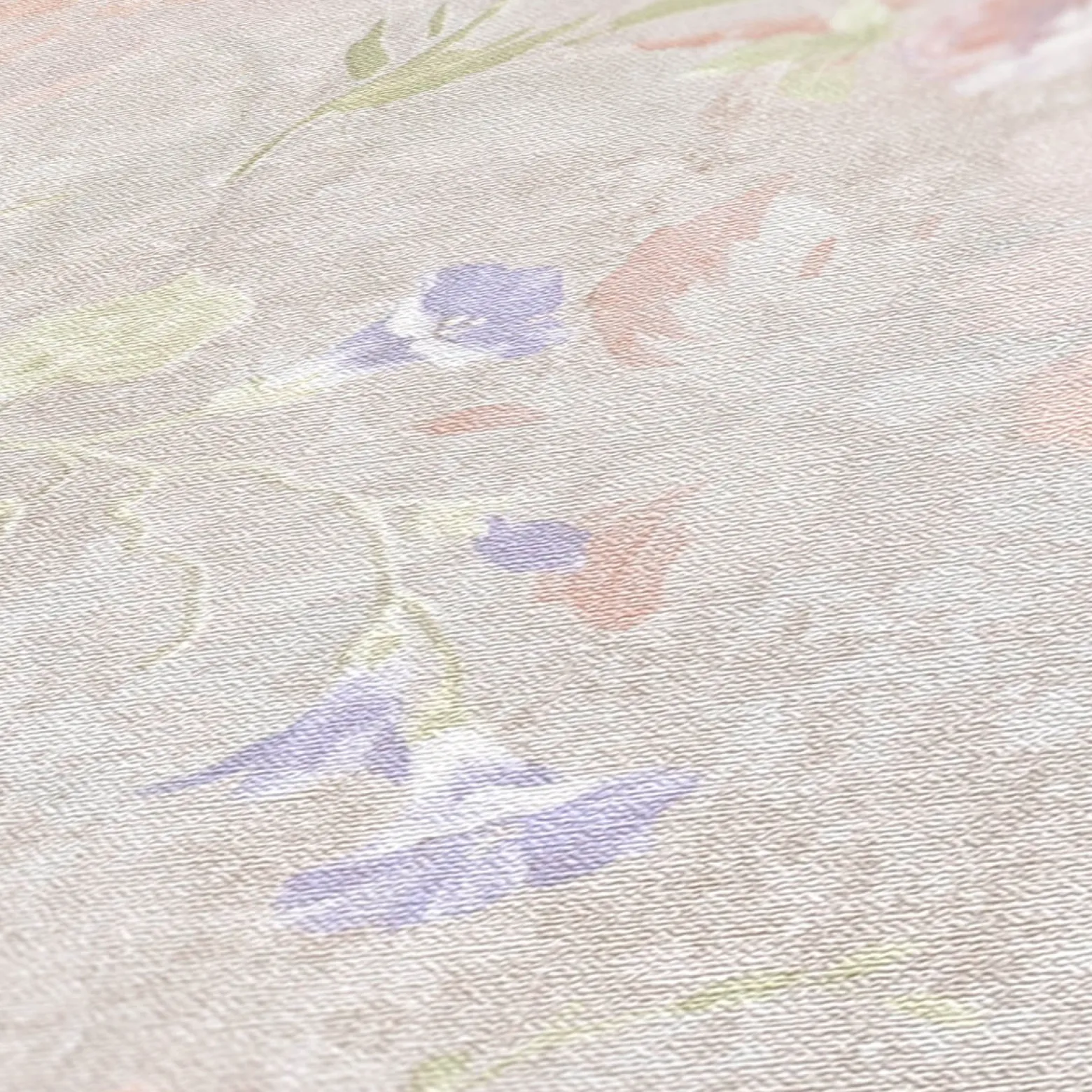 Vliestapete Floral Vintage Grau Weiß 38636-4
