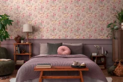 Vliestapete Floral Vintage Rosa Grün Lila 79061-3