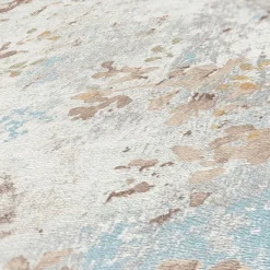 Vliestapete Floral Weiß Grau Beige Blau 39650-2