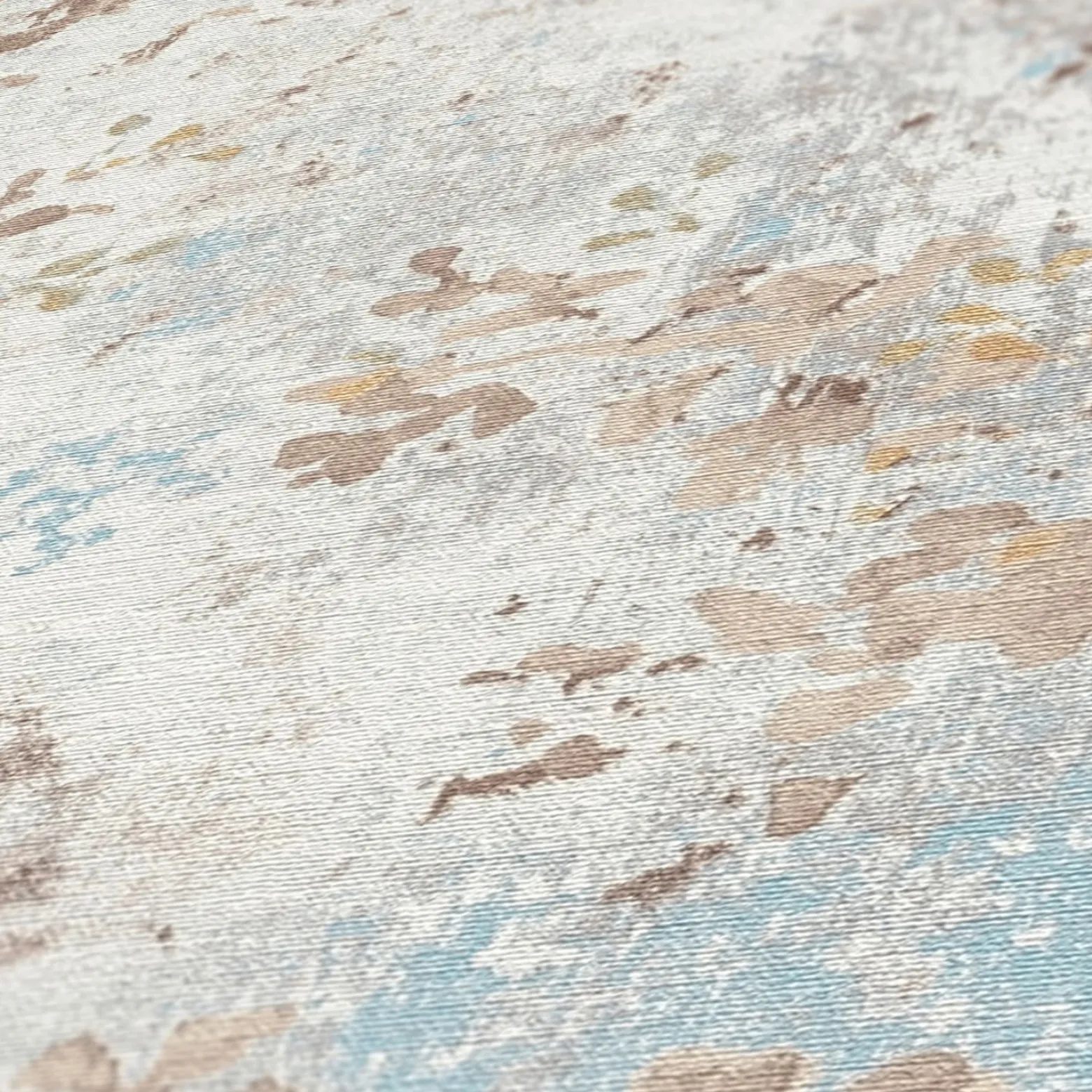Vliestapete Floral Weiß Grau Beige Blau 39650-2