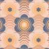 Vliestapete Floral Wellen Blumen Braun Blau 39539-2