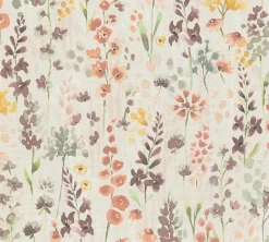 Vliestapete Floral Wildblumen Beige Braun 39606-2