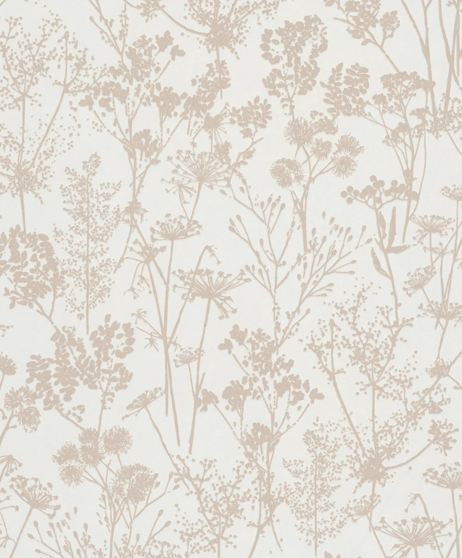 Vliestapete Floral Wildblumen Creme Gold Metallic 82463