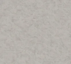 Vliestapete Geometrisch Grau Silber Metallic 39118-3