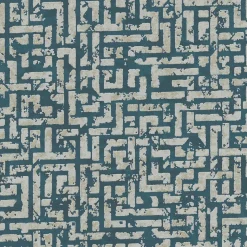 Vliestapete Geometrisch Labyrinth dunkelblau 38695-3