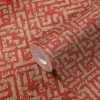 Vliestapete Geometrisch Labyrinth rot gold 38695-4