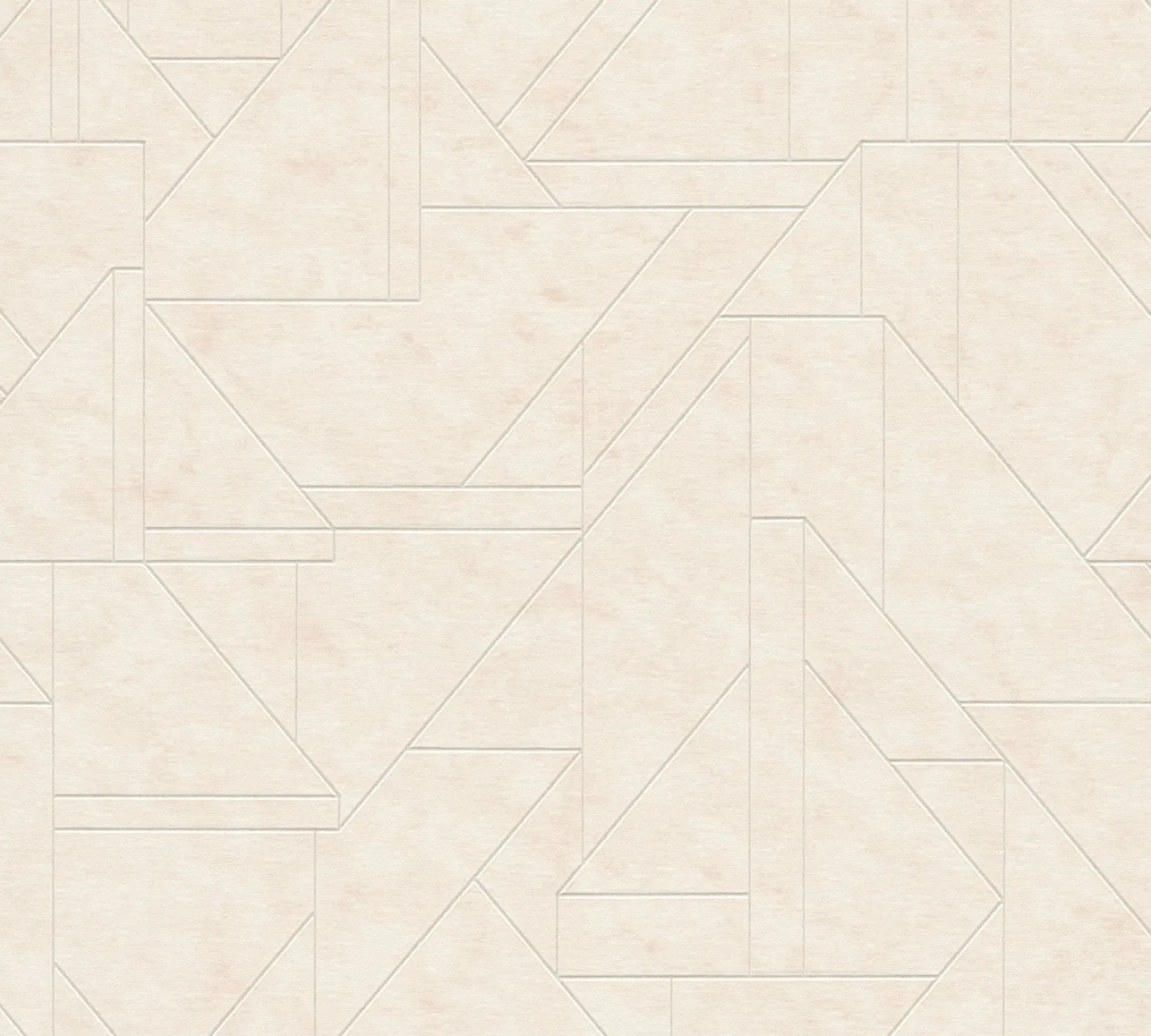 Vliestapete Geometrisch Metallic Creme Perlmutt 39118-2