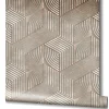 Vliestapete Geometrisch Streifen Grau Braun 81621